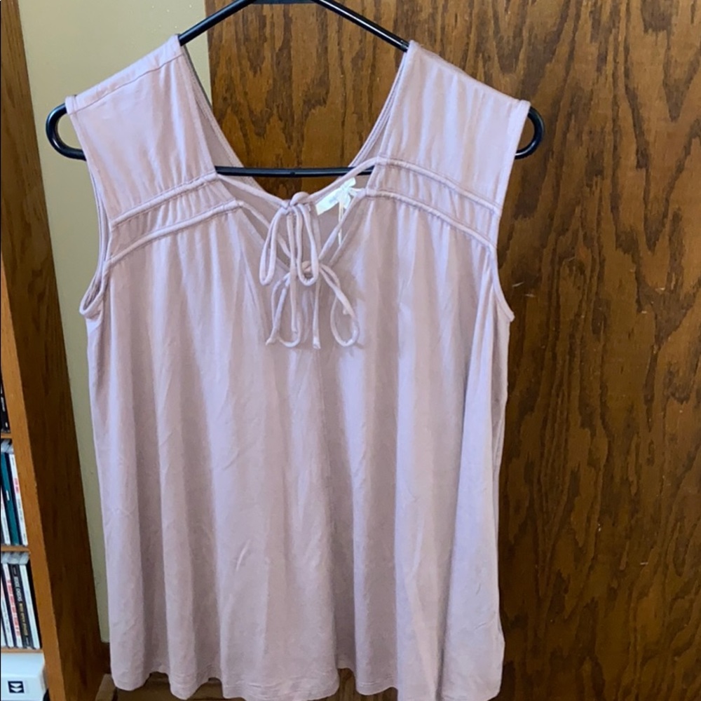 NWT Women’s Small Tie Accent Tank Top
